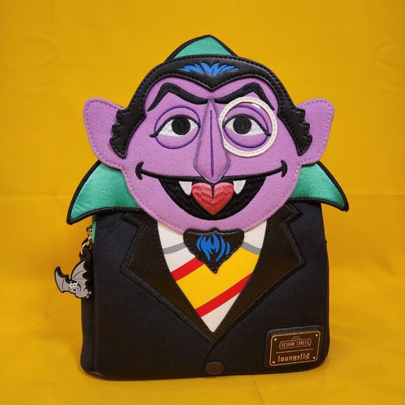 Loungefly Sesame Street Count Von Count Cosplay Mini Backpack NEW - Picture 15 of 15